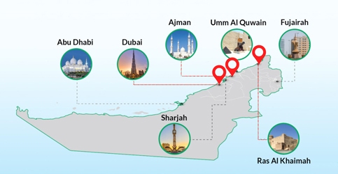 our service locations in UAE